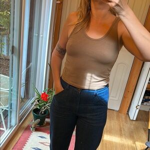 Jungmaven Brown Tank Top